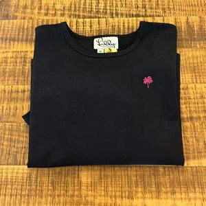 Lilly Pulitzer Black Long Sleeve Shirt Size M